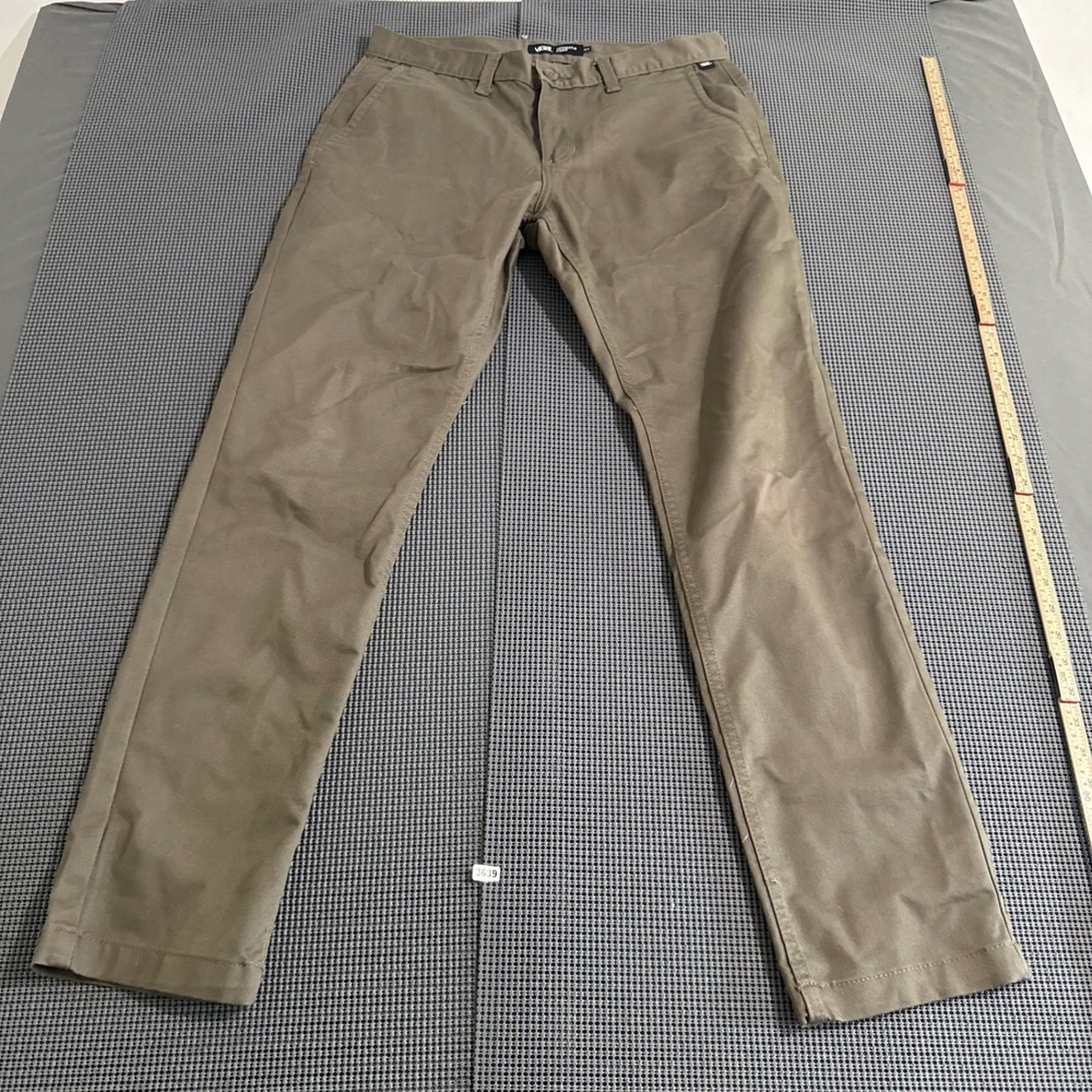 Vans Mens Authentic Chino Slim Fit Pants Olive Green 32x32